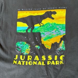 Jurassic National Park T Shirt by Snorg men's L